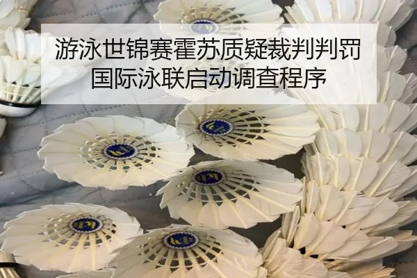 游泳世锦赛霍苏质疑裁判判罚 国际泳联启动调查程序